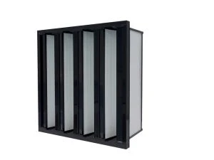 Single Flange V-type HEPA Filter Clean Room